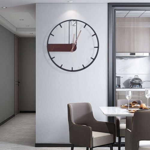 53cm Extra Large Modern Metal Wall Clock Round Non-Numeric Home Nordic Decor