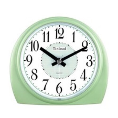 5.5" Silent Analog Alarm Clock Non Ticking, Gentle Wake, Beep Sounds, Increas...