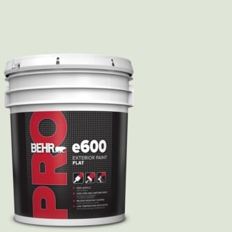 5 gal. #S390-1 Sounds of Nature Flat Exterior Paint