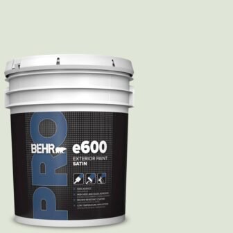 5 gal. #S390-1 Sounds of Nature Satin Exterior Paint