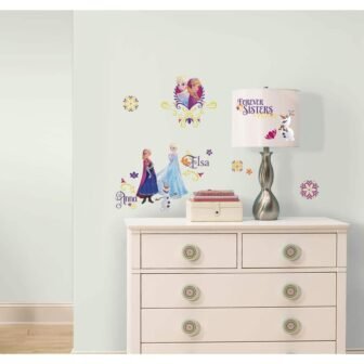 5 in. x 11.5 in. Frozen Spring 27-Piece Peel and Stick Wall...