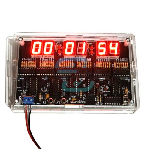 6-bit Digital Circuit Clock DIY Electronic Kit Electronic Clock Teaching Kit US