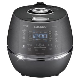 6 Cup Induction Heating Pressure Rice Cooker in Dark Gray image