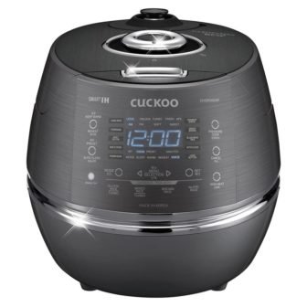 6 Cup Induction Heating Pressure Rice Cooker in Dark Gray