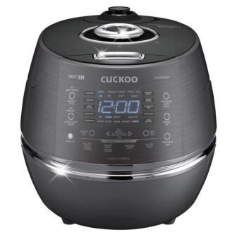 6 Cup Induction Heating Pressure Rice Cooker in Dark Gray