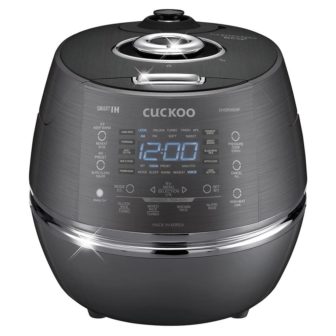 6 Cup Induction Heating Pressure Rice Cooker in Dark Gray