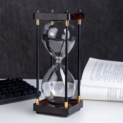 60 Minutes Hourglass Sand Timers,Large Sand Timer, Decorative Quiet Time Clock