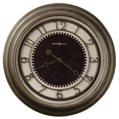 625-526 KENNESAW 25.5" HOWARD MILLER WALL CLOCK IN ANTIQUE NICKEL FINISH