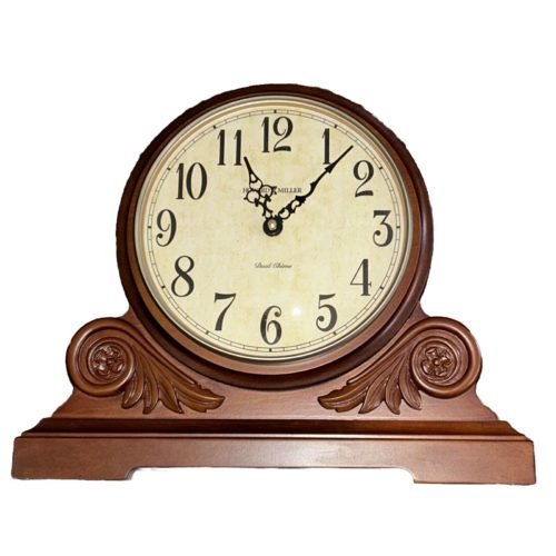 635 138 "DESIREE" HOWARD MILLER TABLE MANTEL CLOCK IN AMERICANA CHERRY 635138 - 635 138desiree