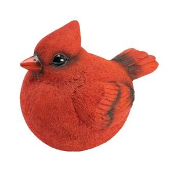 6.5 in. H Cardinal Burly Bird Statue