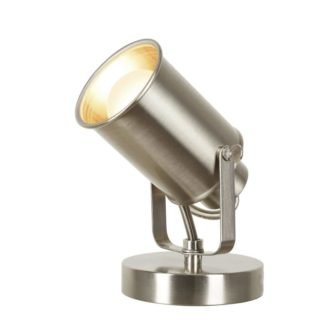 6 in. Brushed Nickel Modern Uplight Desk Lamp