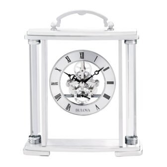 6 in. H x 7.25 in W Polished Silver Floating Skeleton Table...