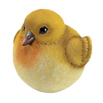 6 in. H Yellow Warbler Burly Bird Statue
