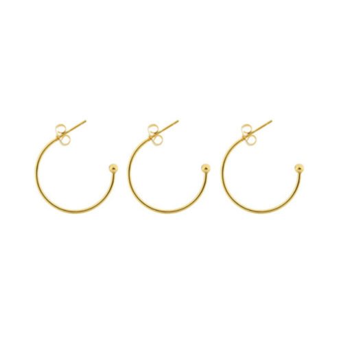 6 Pcs Earring Hook Charms Open Hoop Earrings Versatile Earwires