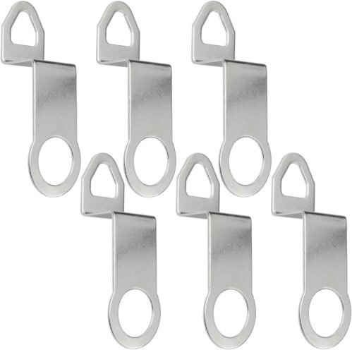 6pcs Wall Clock Back Hook Metal Clock Replacement Bracket