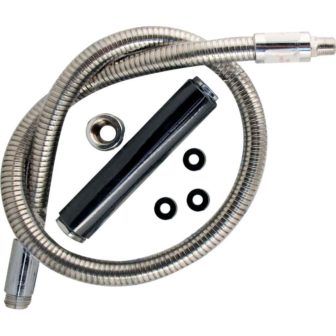 71404 Pre Rinse 44 in. Stainless Steel Flexible Hose with Handle and Adapter