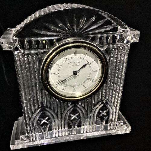 75% OFF Large Waterford Crystal Mantle Clock BJ308 NOW ON SALE!