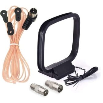 75 Ohm FM Dipole Antenna AM Loop Antenna for Indoor Bluetooth Home...