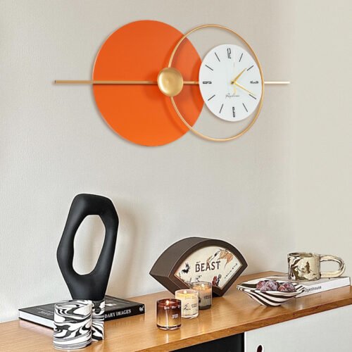 80*35cm Wall Decor Clock Modern Wall Clock Wall Clock Artistic Decoration Clock