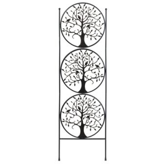 80 in. Metal Tree of Life Trio Trellis