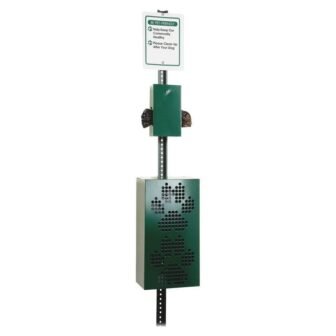 82 in. x 8 in. x 12.3 in. Dog Waste Station Trash...