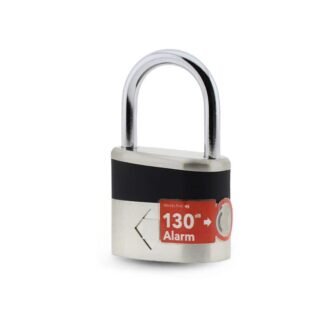 8.5 mm Padlock with 130 dB Loud Alarm Keyed Padlock Feature Heavy-Duty...