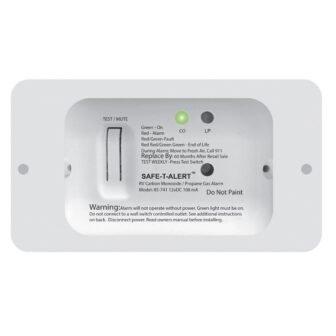 85 Series Slim Line Dual CO & LP Alarm, White