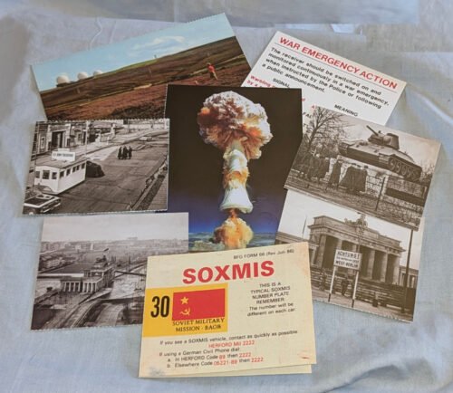 8 Cold War Post Cards Nuke Vintage I East Germany II Berlin Wall Old World USSR