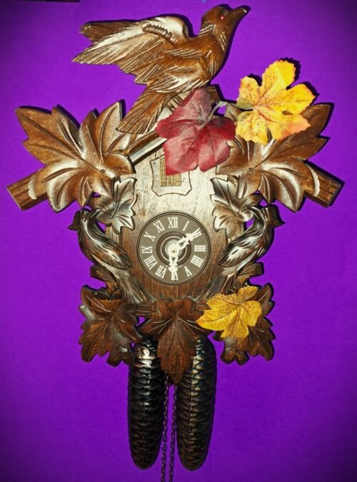 8 Days Survivor Cuckoo Clock w/Night Silencer