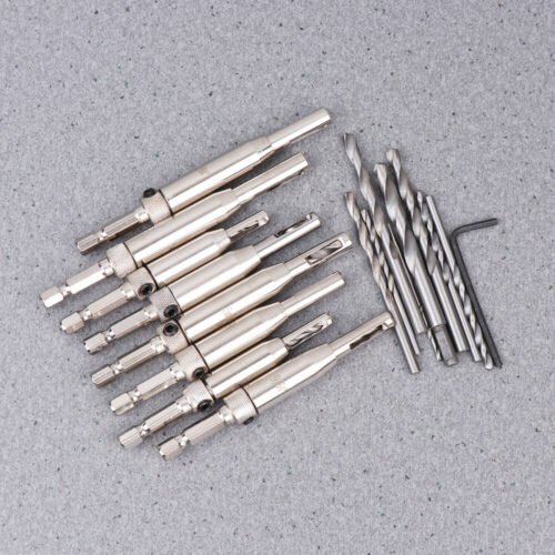 8 in Hinge Drill Bit Counterbore Hole Woodworking Countersink