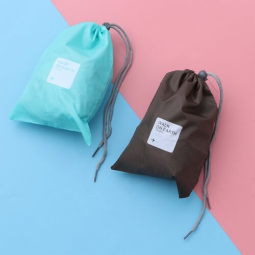 8 Pcs Multifunctional -proof Nylon Drawstring Bag Cord Bag Storage Packing Bag