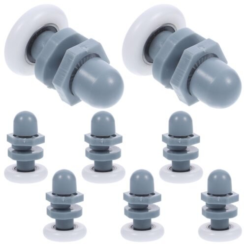 8 Pcs Pullax Hoist Shower Roller Wheels Bathroom Sliding Door Pulley