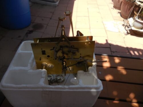 95 Hermle Black Forest Clock 2061-853 SK 114cm 8 Day Triple Chime Cable Movement