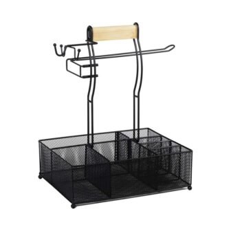 9.6 in. W x 13.4 in. L x 17.2 in. H Metal...