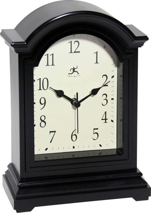 9" Retro Tabletop Clock Mantel Shelf Vintage Countertop Quiet Antique Plastic