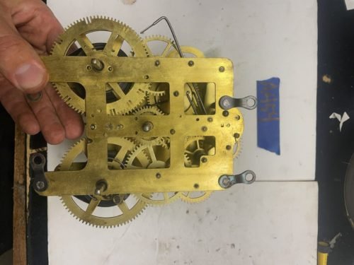 (A454) - SETH THOMAS 89AL MANTEL CLOCK MOVEMENT