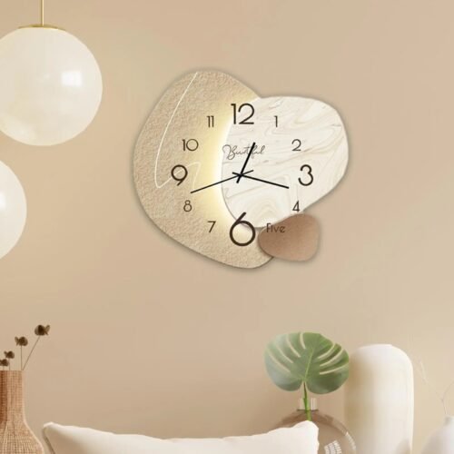 Abstract Modern Wall Clock - Elegant Home Décor