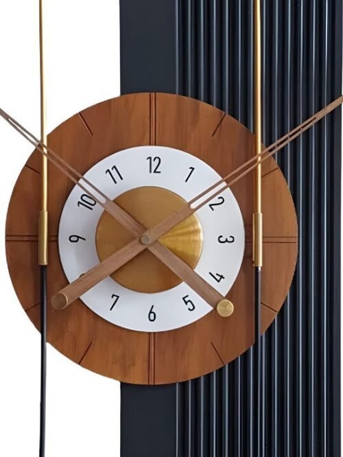 Abstract Wall clock Artistic Timepiece Designed Make Metal Unique Design Clock.