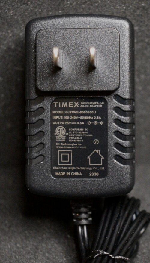 Ac adapter for Timex Decorative XBBU Dual Alarm Clock Night Light T128BC3 T128BX