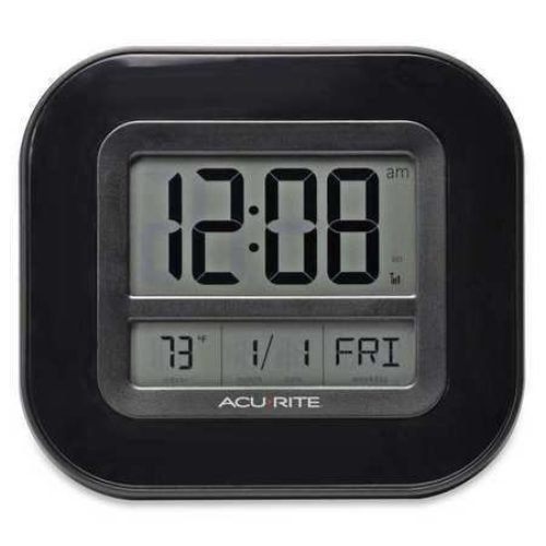 Acurite 75172 Atomic Digital Wall Clock,9"