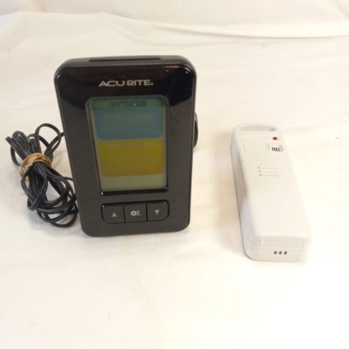 Acurite Indoor Outdoor Digital Weather Thermometer with Wireless Transmitter