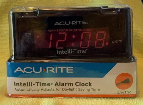 AcuRite Intelli-Time Electric Alarm Clock