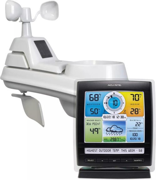 AcuRite Iris 5-in-1 Indoor/Outdoor Wireless Weather Station for Indoor and and