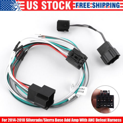 Add Amp Adapter Kit With ANC Defeat Harness For 2014-2018 Silverado/Sierra Bose