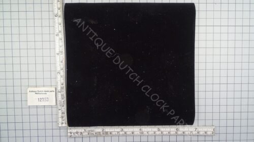 ADHESIVE BLACK VELOUR BEHIND DIAL DUTCH ZAANDAM OR ZAANSE WALL CLOCK