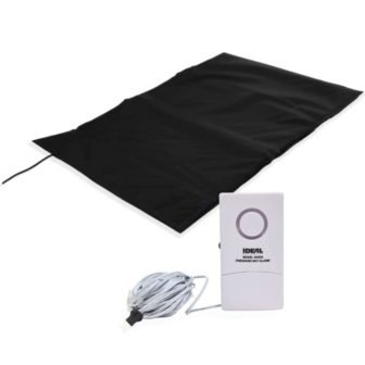 Adjustable Volume Pressure Mat Alarm: Enhanced with Low/Med/High Sound Settings for Entry/Exit...