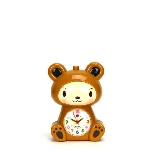 Adorable Baby in Bear Robe Kids Musical Alarm Clock - Children Room Decoration