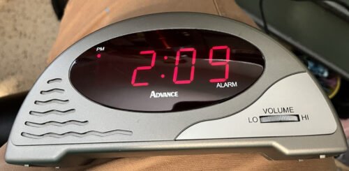 Advance Digital Alarm Clock Model 4056 With Nature Sounds Tested, Works