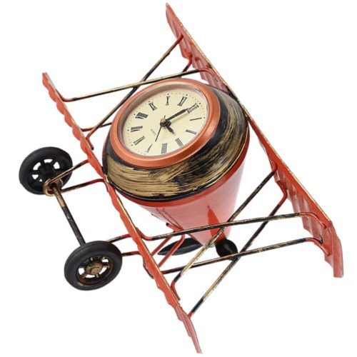 Airplane Clock Wall Decor Refreshing Decoration Comfortable