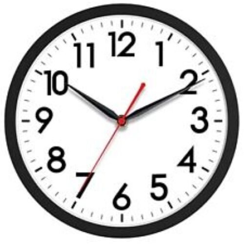 AKCISOT Wall Clock 10 Inch Silent Non-Ticking Modern Assorted Colors , Sizes